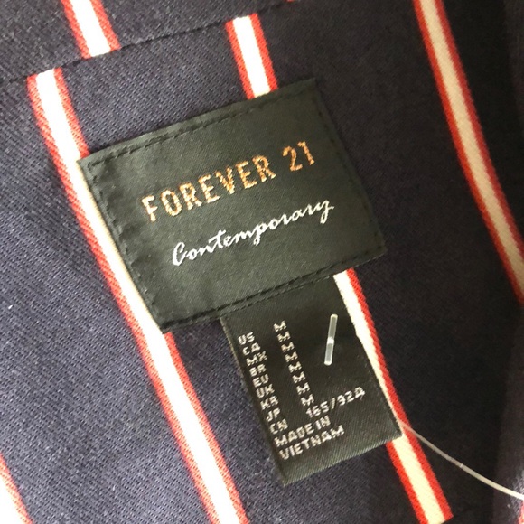 NWT Gorgeous striped navy blazer - Picture 4 of 6